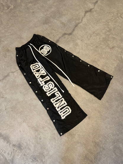 Black Double 0 Trackpants