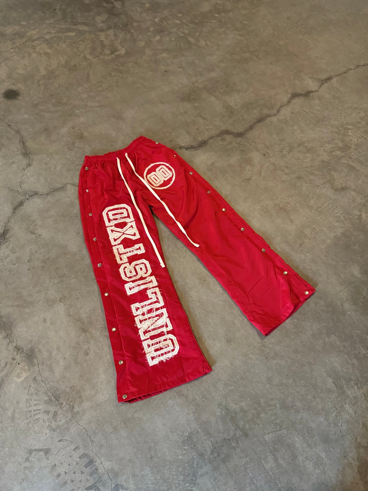 Red Double 0 Trackpants